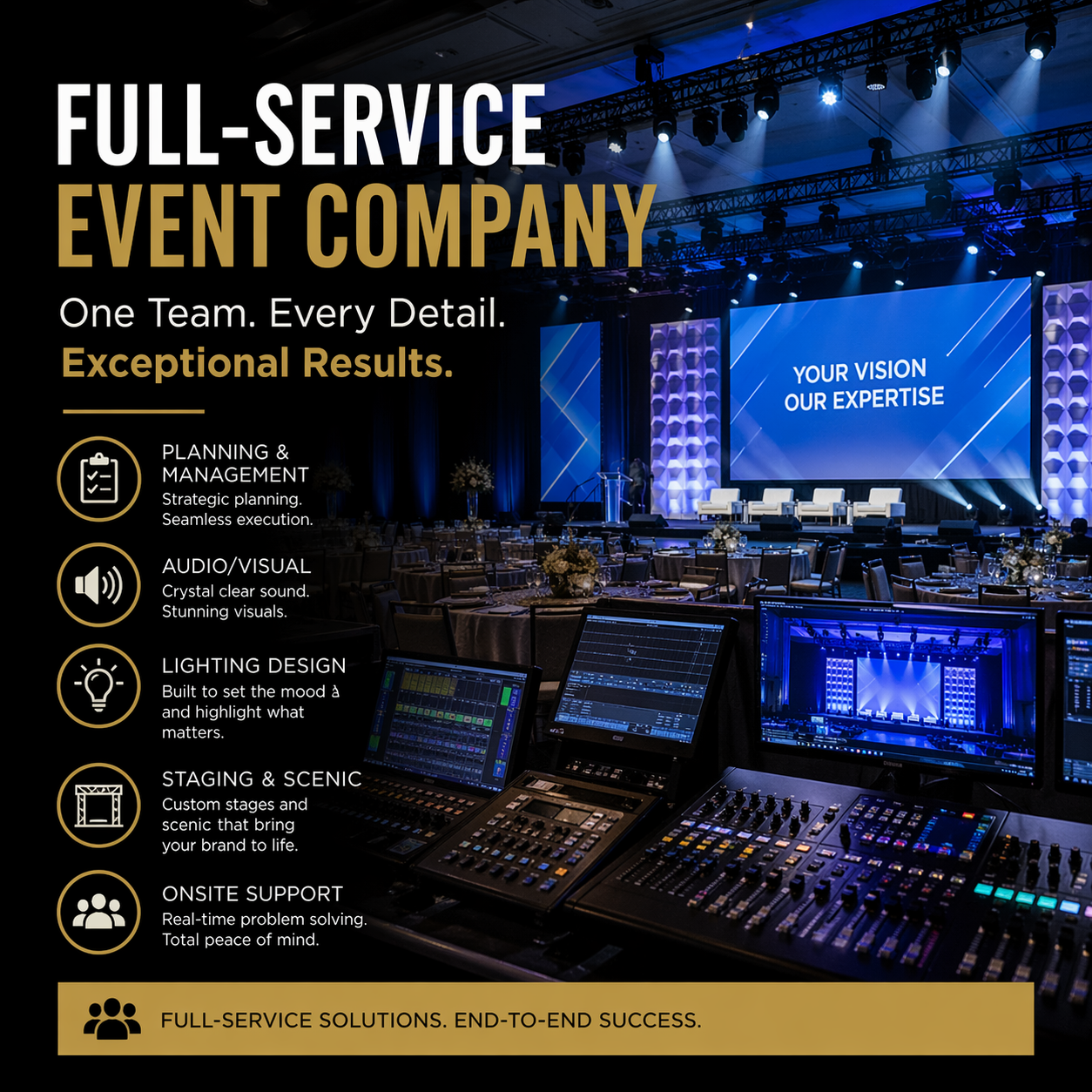 Full-Service Event Company: What It Means & Why It Matters for Your Event